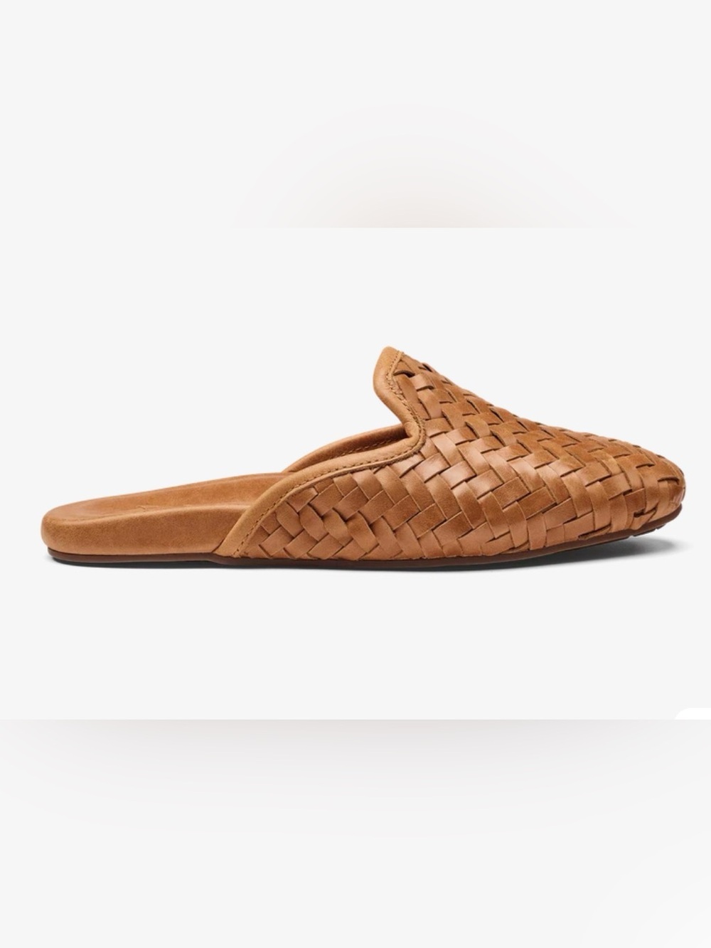 Olukai Mi’i Leather Slip-On Loafers in Kukui brown women’s 6.5 worn once